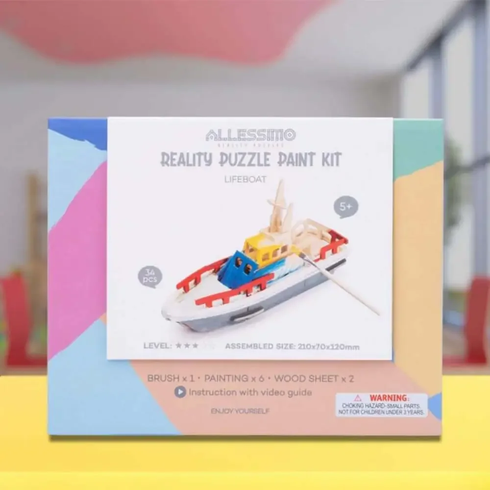 Allessimo 3D Create & Paint Wooden 
